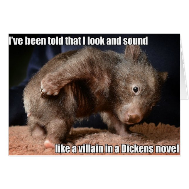 Dickens Villain card (Front Horizontal)