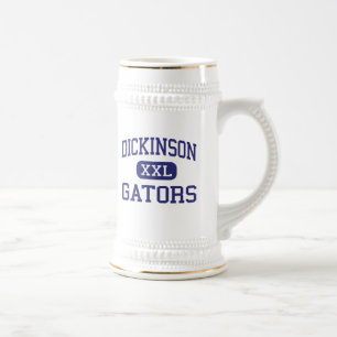 Dickinson - Gators - High School - Dickinson Texas Beer Stein