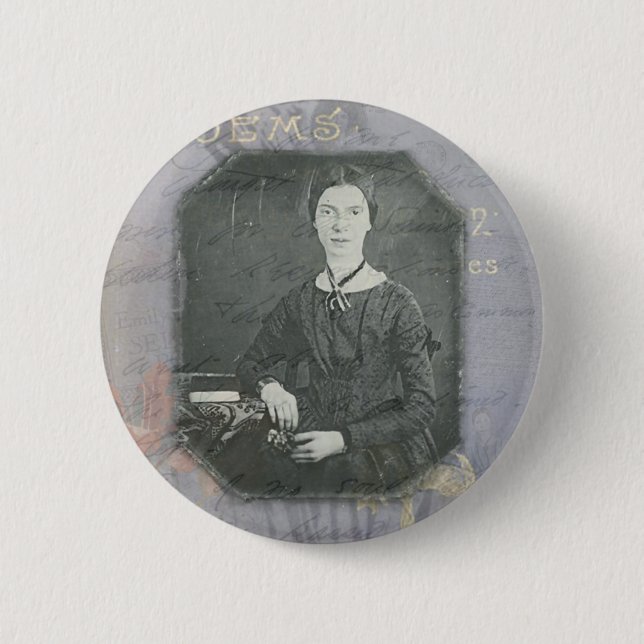 Dickinson Remixed 2 Inch Round Button (Front)