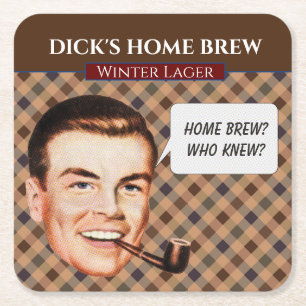 Dick's Home Brew Matching Coaster