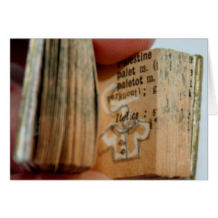 DicofrAngle Miniature Book Jacket Drawing Card