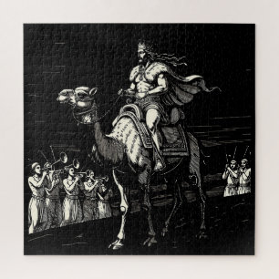 Dictionairre Infernal Camel-Rider Paimon Jigsaw Puzzle