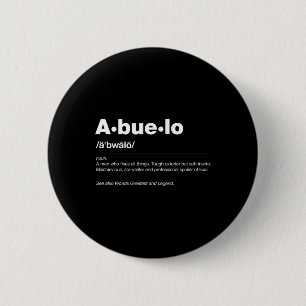 Dictionary Definition Fathers Day Gift Grandpa Abu 2 Inch Round Button