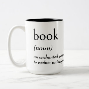 Dictionary Definition For BOOK Two-Tone Coffee Mug