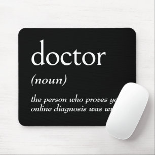 Dictionary Definition For DOCTOR Mouse Pad