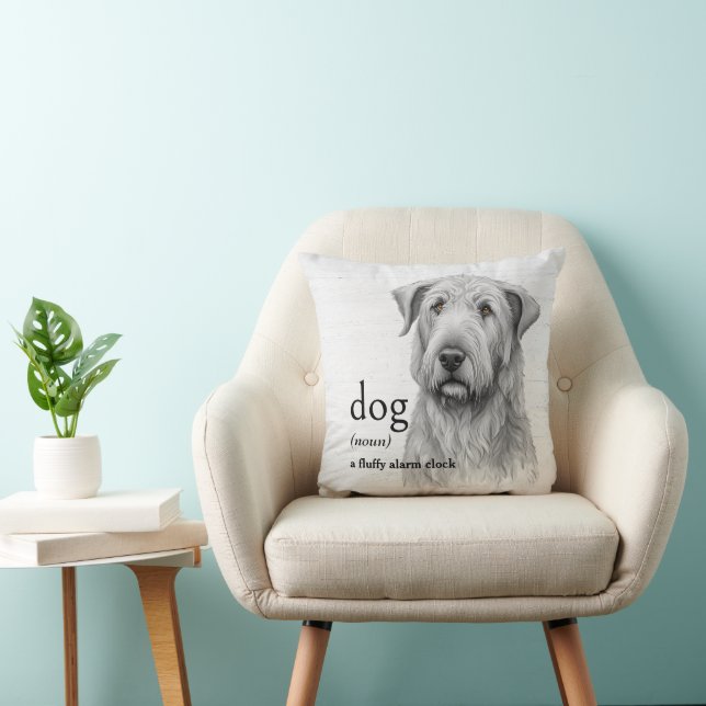 Dictionary Definition for DOG Throw Pillow (Chair)