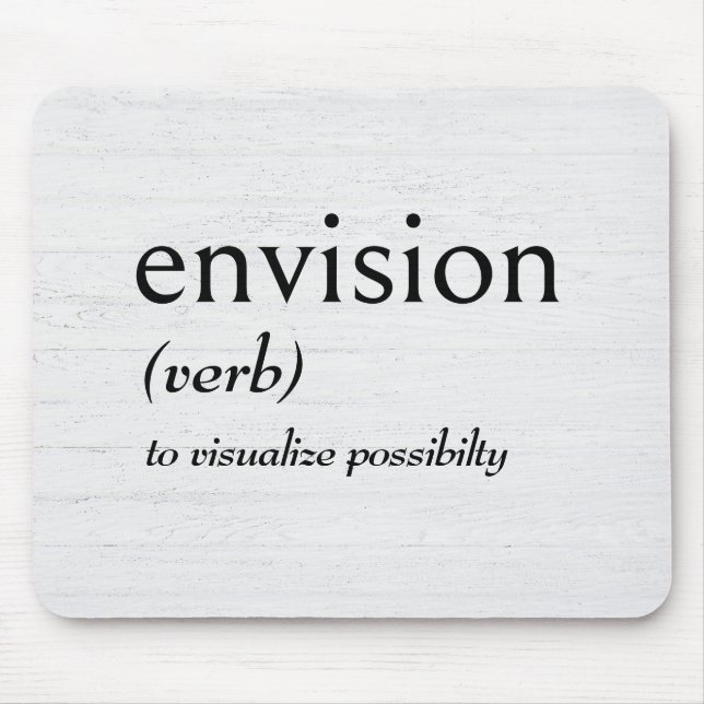 Dictionary Definition For ENVISION Mouse Pad (Front)