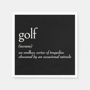 Dictionary Definition For GOLF Napkin