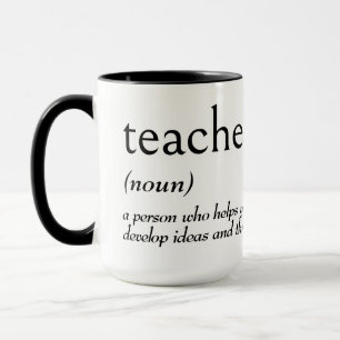 Dictionary Definition For TEACHER Mug
