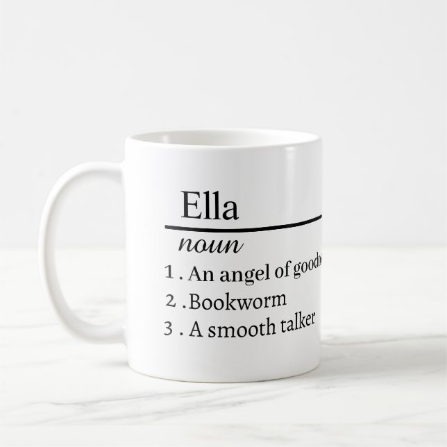  dictionary style mug (Left)