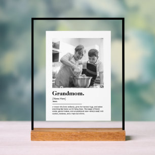 Dictionnaire de définition de photo de grand-mère