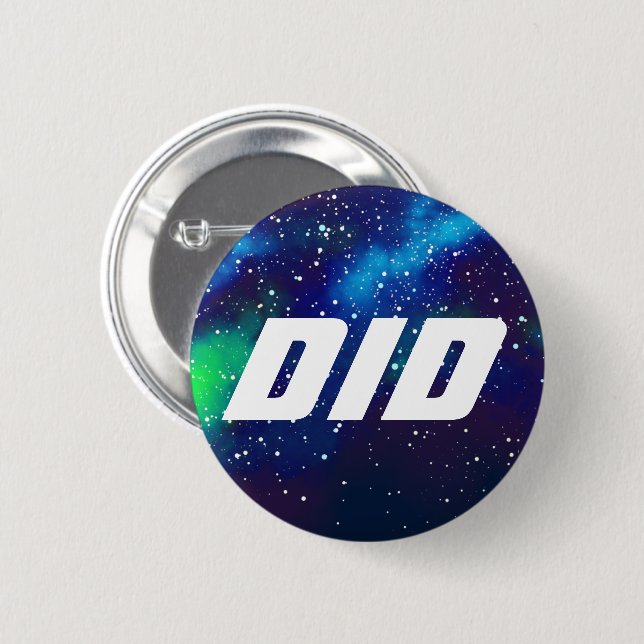 DID Customizable Galaxy Identity 2 Inch Round Button (Front & Back)