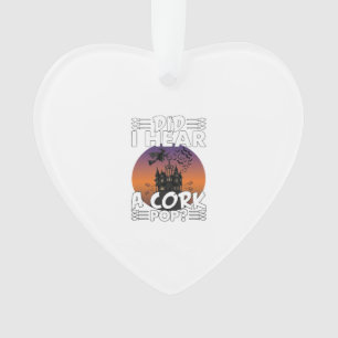 Did Hear Cork Pop Halloween Haunted House Corkscre Ornament