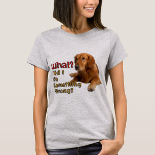 Did I Do Something Wrong Super Cute Dog Design T-S T-Shirt