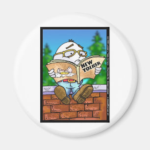 Did New Yorker Kill Humpty Dumpty? Cartoon Gifts Magnet