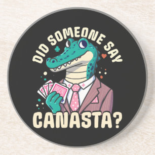 Did Someone Say Canasta Coaster