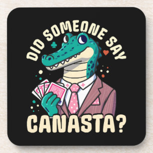 Did Someone Say Canasta Coaster