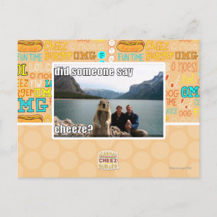 Did someone say cheeze? postcard