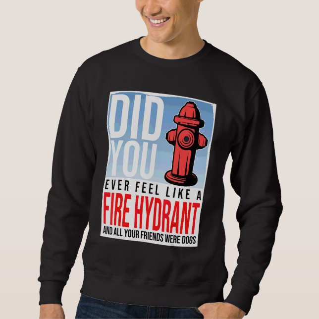 Did You Ever Feel Like a Fire Hydrant your Friends Sweatshirt (Front)