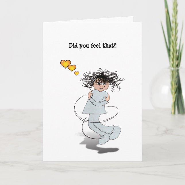 Did you feel that? card (Front)