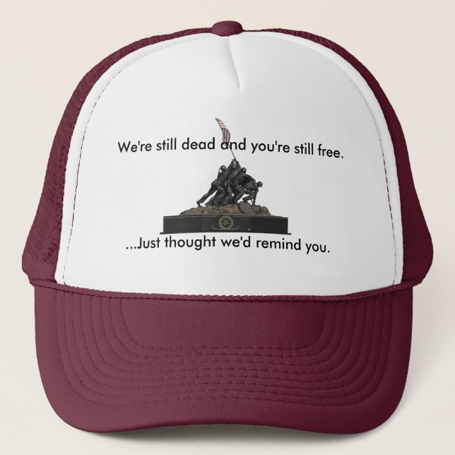Did you forget something? trucker hat (Front)