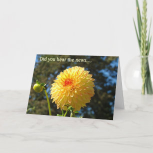 Did you hear the news I'm going to be a Grandma! Holiday Card