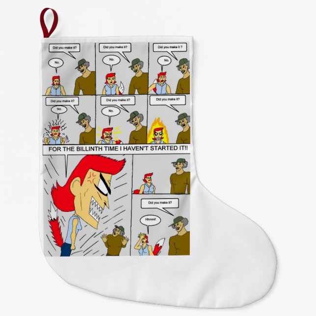 Did you make it? large christmas stocking (Front)
