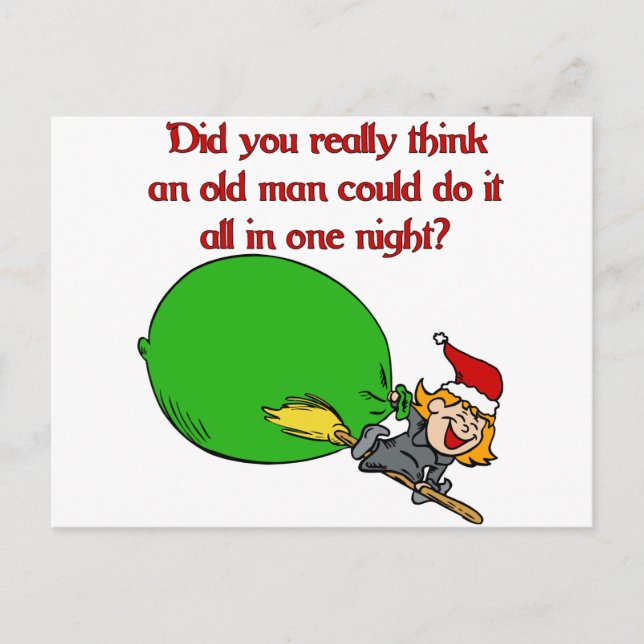did you really think? holiday postcard (Front)