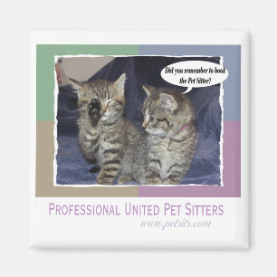 Did you remember to book the pet sitter? magnet