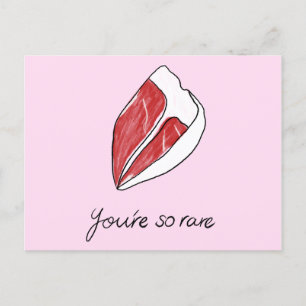 Did you say steak? postcard