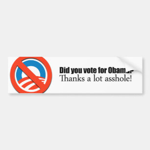 Did you vote for Obama Bumper Sticker