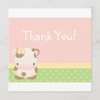 Diddles Farm Moo-Cow Thank you Card