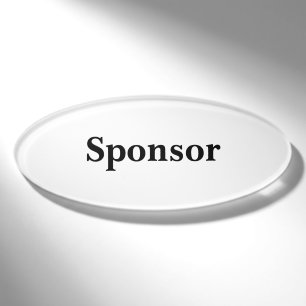 D'identification Badge Magnétique - Sponsor