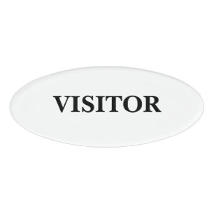 D'identification Badge Magnétique - Visiteur