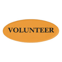 Magnetic Badge - Volunteer
