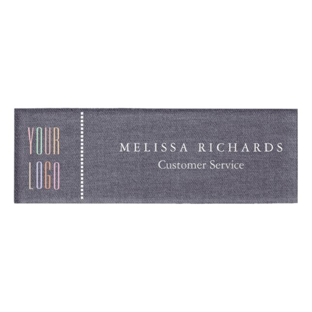 D'identification Personalized Small Name Badge (Devant)