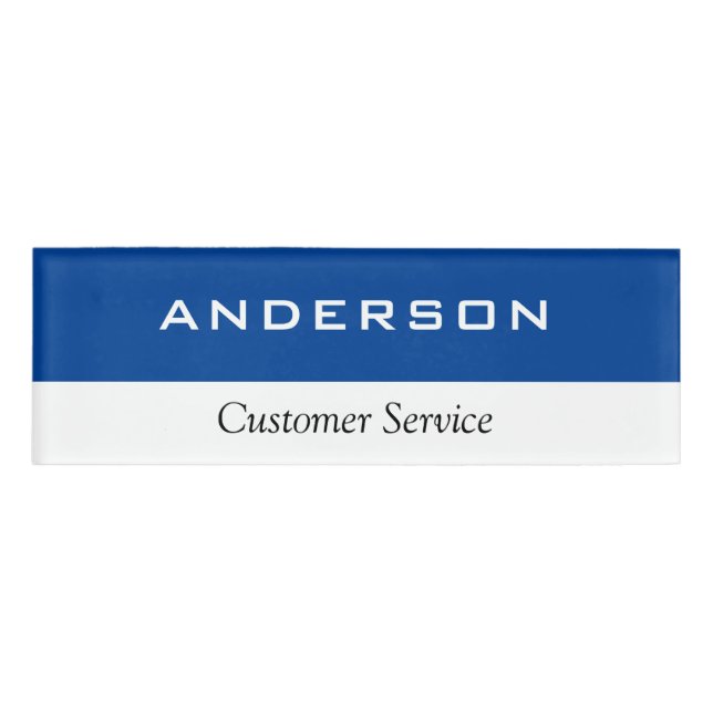 D'identification Petit Nom Badge Magnet Employé (Devant)