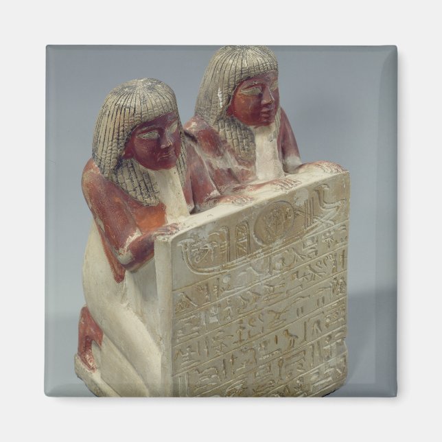 Didi and Pendua offering a hymn to the sun god Re, Magnet (Front)