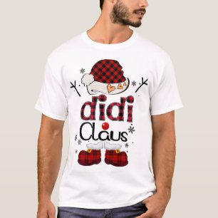 Didi Claus Red Plaid - Grandma Gift T-Shirt