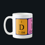 Didi periodic table name mug<br><div class="desc">Didi spelled out as D I D I (Deuterium Iodine Deuterium Iodine) on a mug for the scientist in you.</div>
