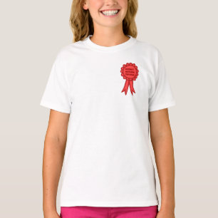 Didn't Bother Trying Silly Red Award Ribbon T-Shirt
