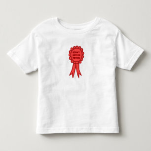 Didn't Bother Trying Silly Red Award Ribbon Toddler T-shirt