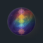 Die 7 Chakren´11 1 Inch Round Button<br><div class="desc">Die 7 Chakren sind Energiezentren entlang der Wirbelsäule,  die verschiedene Lebensbereiche beeinflussen – von Sicherheit und Kreativität über Selbstbewusstsein und Liebe bis hin zu Kommunikation,  Intuition und Spiritualität. Im Gleichgewicht fördern sie Harmonie,  innere Kraft und ganzheitliches Wohlbefinden.</div>
