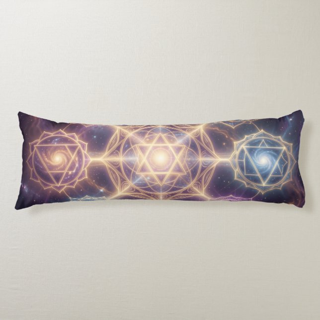 Die 7 Chakren´7 Body Pillow (Front)
