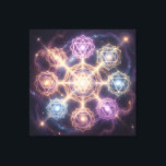 Die 7 Chakren´7 Canvas Print<br><div class="desc">Die 7 Chakren sind Energiezentren entlang der Wirbelsäule,  die verschiedene Lebensbereiche beeinflussen – von Sicherheit und Kreativität über Selbstbewusstsein und Liebe bis hin zu Kommunikation,  Intuition und Spiritualität. Im Gleichgewicht fördern sie Harmonie,  innere Kraft und ganzheitliches Wohlbefinden.</div>