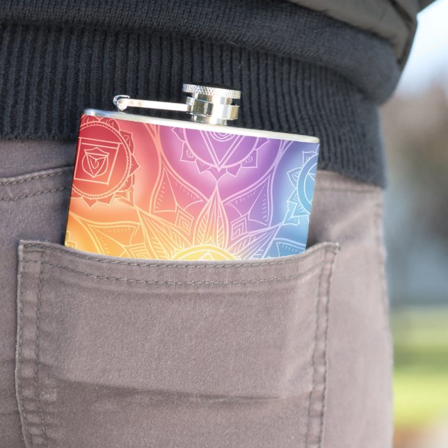 Die 7 Chakren´9 Hip Flask (In Situ)