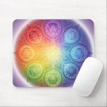 Die 7 Chakren´9 Mouse Pad<br><div class="desc">Die 7 Chakren sind Energiezentren entlang der Wirbelsäule,  die verschiedene Lebensbereiche beeinflussen – von Sicherheit und Kreativität über Selbstbewusstsein und Liebe bis hin zu Kommunikation,  Intuition und Spiritualität. Im Gleichgewicht fördern sie Harmonie,  innere Kraft und ganzheitliches Wohlbefinden.</div>