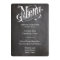 Die Cut Rustic Vintage Chalkboard Wedding Menu