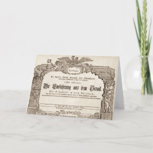 Die Entführung aus dem Serail (Mozart) Card