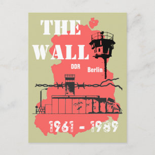 Die Mauer DDR Postcard